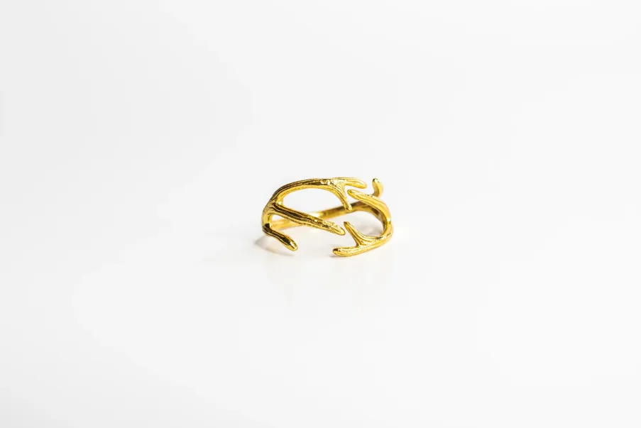 cincin nikah dengan sentuhan alam