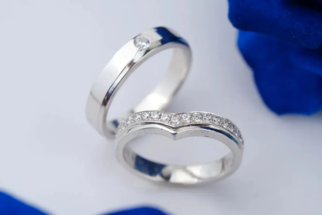 Cincin Tunangan Couple Perak