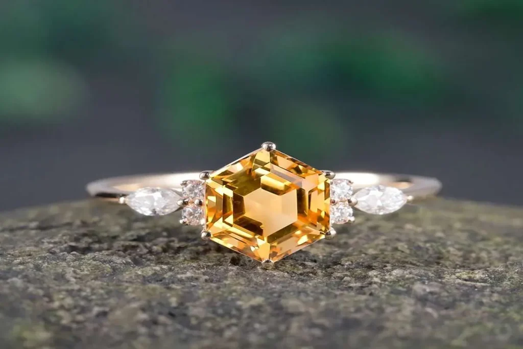 Cincin Batu Citrine